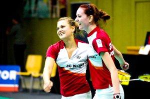 Alina Hammes Carissa Turner SV Fischbach Badminton by Jahnke14
